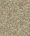 Tapeta liście i kwiaty Sandberg S10557 Linnea Burgundy Tradgarden