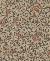 Tapeta liście i kwiaty Sandberg S10559 Linnea Charcoal Tradgarden