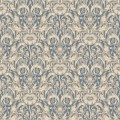 Tapeta roślinne medaliony Sandberg S10571 Emil Indigo Blue Tradgarden