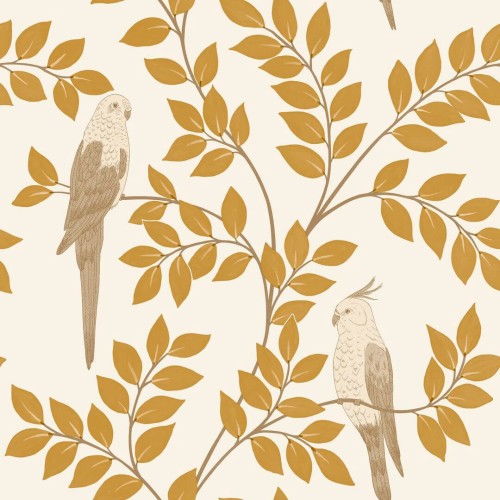 Tapeta tropikalna papugi i liście Caselio BORN 106522000 Equateur Borneo