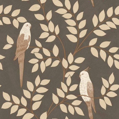 Tapeta tropikalna papugi i liście Caselio BORN 106529023 Equateur Borneo