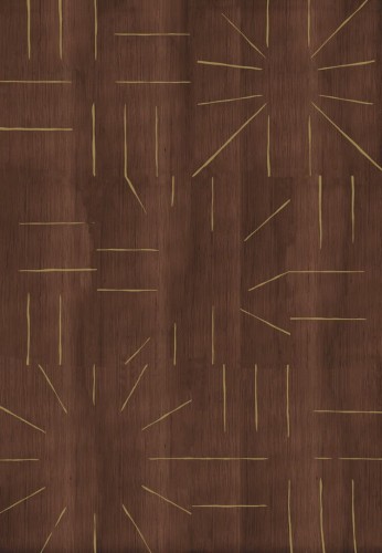 Tapeta fornir Elitis RM1038 72 Le Roi Soleil Marqueteries