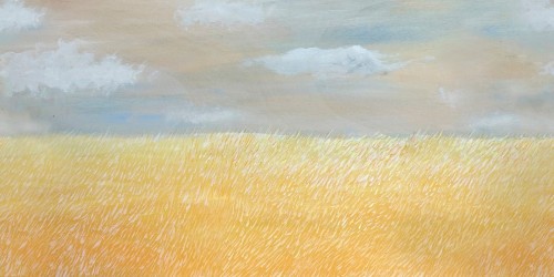 Fototapeta artystyczny krajobraz natury Wall&Deco WDCG2502 Il colore del Grano Contemporary 2025