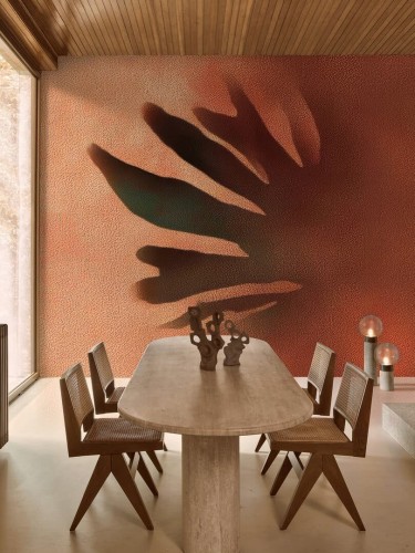 Fototapeta nowoczesna cień liści Wall&Deco WDEC2501 Eclisse Contemporary 2025