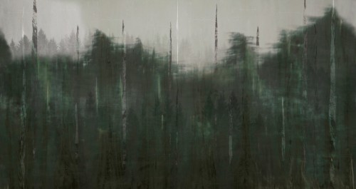 Fototapeta artystyczny las Wall&Deco WDGF2502 Ghostforrest Contemporary 2025