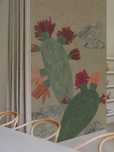 Fototapeta kaktusy Wall&Deco WDLG2501 Le Gardien De Mon Jardin Contemporary 2025