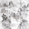Fototapeta krajobraz w azjatyckim stylu Wall&Deco WDMM2501 Morning Mist Contemporary 2025