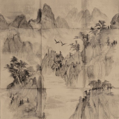 Fototapeta krajobraz w azjatyckim stylu Wall&Deco WDMM2502 Morning Mist Contemporary 2025