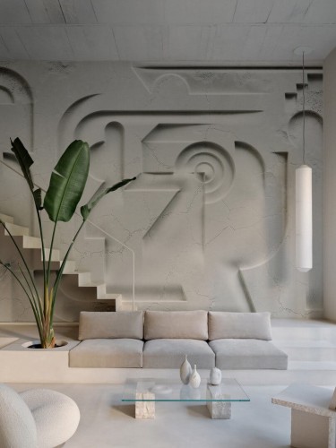 Fototapeta relief kamienny Wall&Deco WDMV2501 Metavision Contemporary 2025