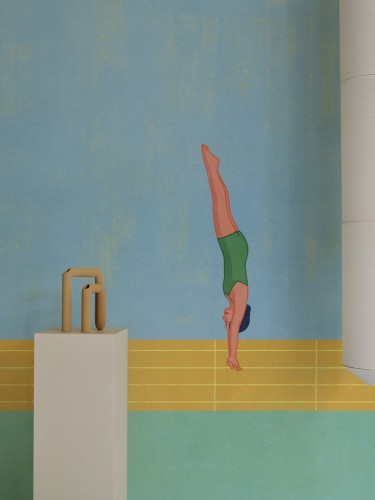 Fototapeta pływaczka Wall&Deco WDOL2501 Olimpia Contemporary 2025