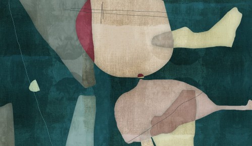 Fototapeta abstrakcyjna Wall&Deco WDOX2502 Oxytocin Contemporary 2025