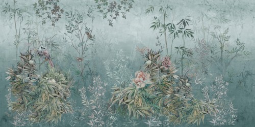 Fototapeta botaniczna Wall&Deco WDPB2502 Princess In Black Contemporary 2025