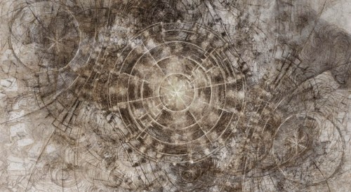 Fototapeta labirynt okręgów Instabilelab Maps 02 Fototapeta labirynt okręgów Instabilelab Memories