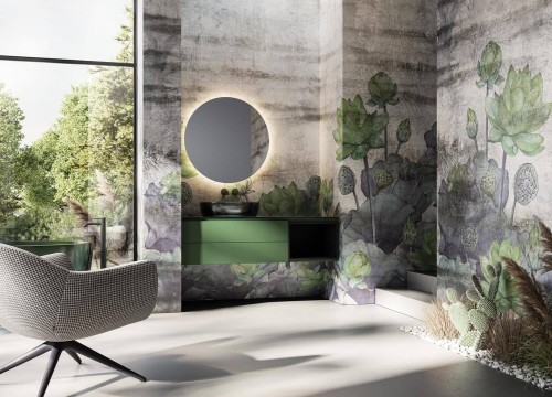 Fototapeta kwiaty Instabilelab November Green 01 Memories