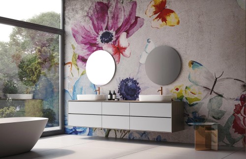 Fototapeta kwiaty i motyle Instabilelab Vita 01 Memories