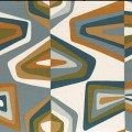 Tkanina haftowana retro Casamance 43780289 West Dream