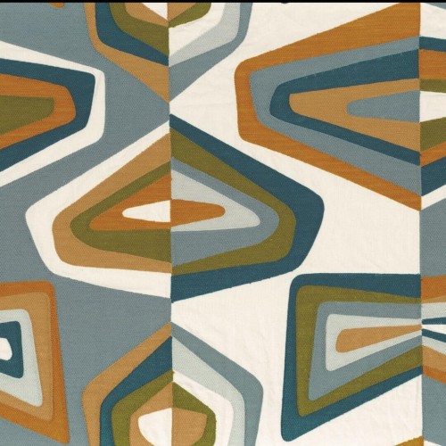 Tkanina haftowana retro Casamance 43780289 West Dream