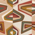Tkanina haftowana retro Casamance 43780356 West Dream
