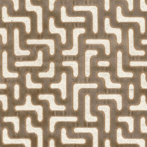 Tkanina obiciowa ze wzorem labiryntu Casamance 43970156 Bryce West Dream