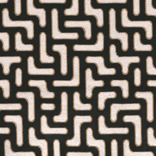 Tkanina obiciowa ze wzorem labiryntu Casamance 43970376 Bryce West Dream
