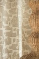 Tkanina haftowana z geometrycznym wzorem Casamance 45660325 Colorado West Dream