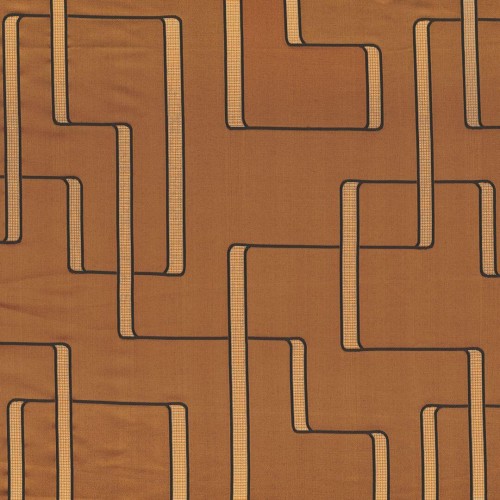 Tkanina satynowa z haftem Casamance 45740424 Lusio West Dream