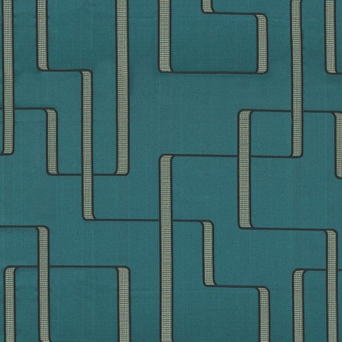 Tkanina satynowa z haftem Casamance 45740546 Lusio West Dream