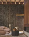 Tapeta fornir i metaliczne linie Casamance 71761834  Splendeur Traversee