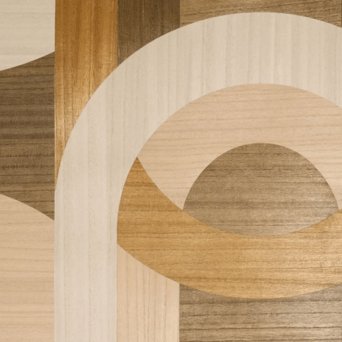 Tapeta fornir geometryczna art-deco Casamance 71780116 Traversee