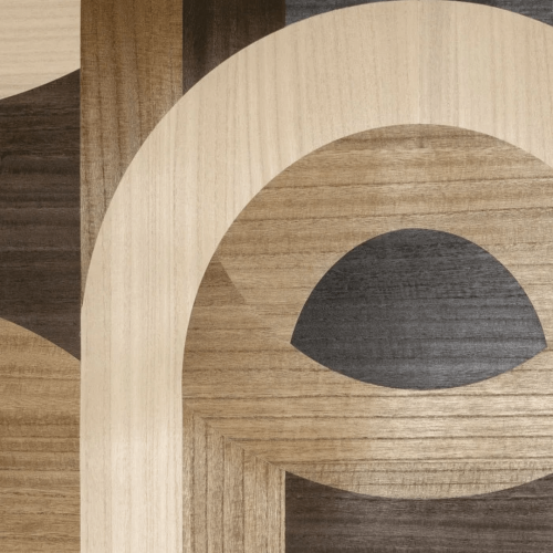 Tapeta fornir geometryczna art-deco Casamance 71780226 Traversee