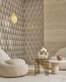 Tapeta naturalna ze wzorem w stylu art-deco Casamance 71815137 Majesté Traversee