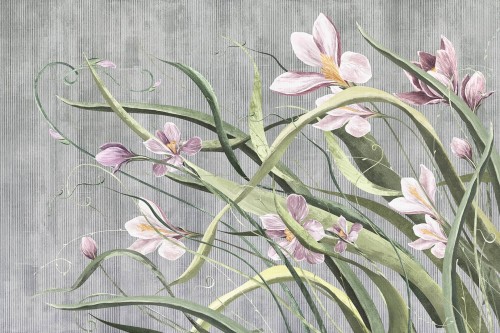 Fototapeta kwiaty i liście Lorenso TPA 0125 0123 02 Arlo