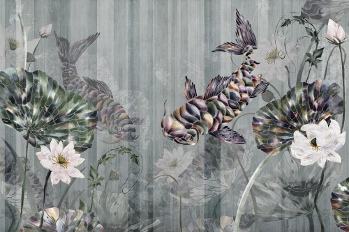 Fototapeta artystyczny podwodny świat Lorenso TPA 0125 0124 00 Aqual