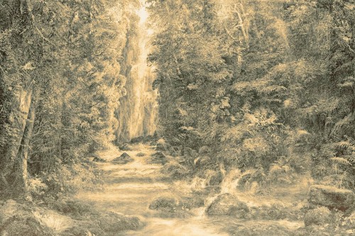 Fototapeta krajobraz natury w stylu vintage Lorenso TPA 0125 0135 03 Mossy