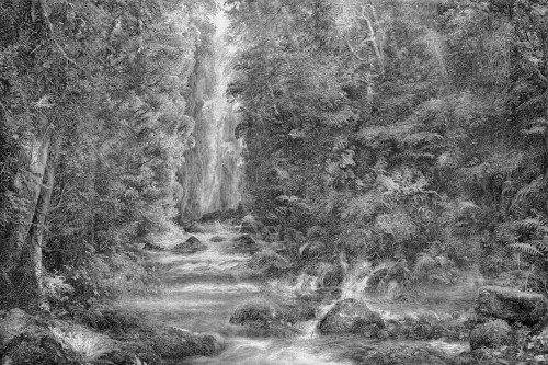 Fototapeta krajobraz natury w stylu vintage Lorenso TPA 0125 0135 05 Mossy