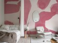 Fototapeta abstrakcyjna Rebel Walls R21162 Wiggle Shapes Pink Hot Pops