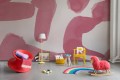 Fototapeta abstrakcyjna Rebel Walls R21162 Wiggle Shapes Pink Hot Pops