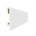 Listwa przypodłogowa malowana -  biała PF080 DuroFit – wys. 8 cm