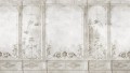 Fototapeta natura w panelach Rebel Walls R20327 Poetic Panels Gray Poetic
