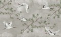 Fototapeta żurawie w locie Rebel Walls R20334 Majestic Cranes Beige Poetic