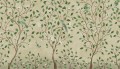 Fototapeta kwitnące drzewa i ptaki Rebel Walls R20338 Chinoiserie Dream Beige Poetic