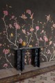 Fototapeta kwiatowe pnącza i motyle Rebel Walls R20362 Whispering Petals Black Poetic