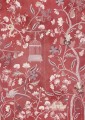 Fototapeta poetycki ogród pełen tajemnic i smoków Rebel Walls R20972 Mystic Garden Red Poetic