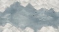 Fototapeta niebo i ptaki Rebel Walls R20993 Sky of Clouds Blue Birds Poetic