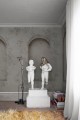 Fototapeta architektoniczne łuki i liście Rebel Walls R20999 Daydream Arches Gray Poetic