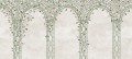 Fototapeta kratownica z pnączem kwiatów Rebel Walls R21016 Poetic Trellis Green Poetic