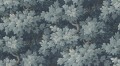 Fototapeta liście w stylu gobelinowym Rebel Walls R21355 Vintage Foliage Dark Blue Poetic