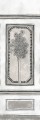 Mural inspirowany antycznymi ścianami śródziemnomorskich pałaców Elitis VP 961 02 Disegno Ortigia