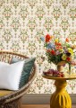 Tapeta roślinny ornament z truskawkami Cole & Son 127/2010 Strawberry Classics Collection Vol.I