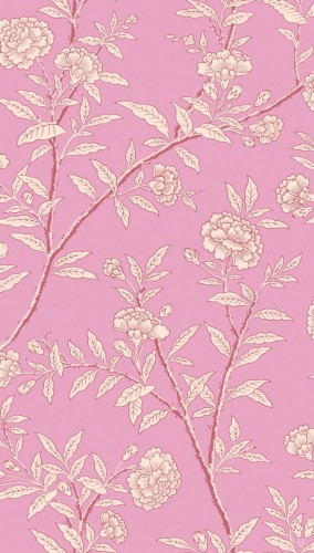 Tapeta roślinna w stylu chinoiserie Cole & Son 127/3017 Roseberry Classics Collection Vol.I